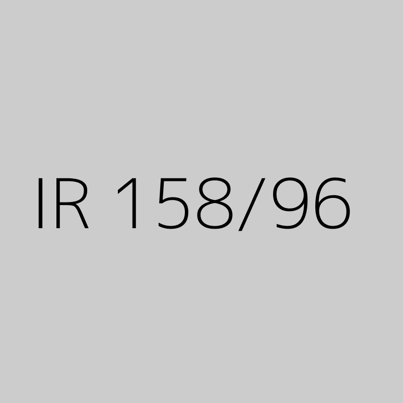 IR 158/96 